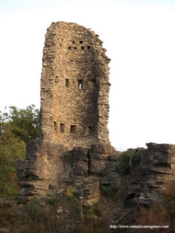 RUINAS DE TORRE AL LADO ESTE DEL BARRANCO